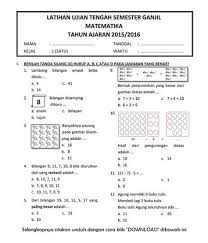 Soal Ujian Sd Kelas 1 Semester 2