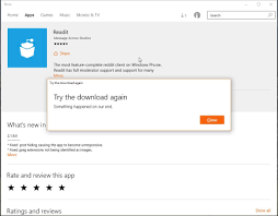 Many people are looking for a family friendly streaming app. Windows 10 Can No Longer Install Store Apps Try The Download Again