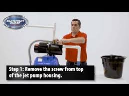 When the power cuts off, and a spigot is opened if you are having trouble getting your pump to catch and hold a prime, then this video will help you get your pump back on track. Prime A Jet Pump Covertible Or Shallow Well Superior Pump Youtube