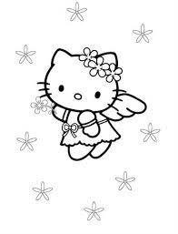 Hllo kitty ist eine weiße katze mit spitzen ohren und einer gelben nase, die immer einen bogen an einem ihrer ohren trägt. Kids N Fun De 54 Ausmalbilder Von Hello Kitty