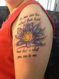 Birthday Flower Tattoo Tattoo Of Blue Water Lily July Birth Flower Larkspur Flower Tattoos Water Lily Tattoos Larkspur Flower