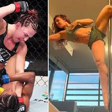 UFC babe Vanessa Demopoulos credits fighting success to pole dancing  background - Daily Star