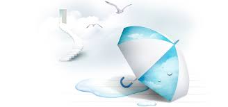 مظلة غلوب كرتون بسيطة الخلفية simple backgrounds cartoon background umbrella