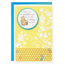 How to sign a baby shower card. Hallmark Baby Shower Card Winnie The Pooh Walmart Com Walmart Com