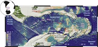 The scotia sea is located at the north corner edge of the southern ocean where the ocean borders the south atlantic ocean. Overview Map Of The Scotia Sea Bathymetry From Global Multi Resolution Download Scientific Diagram