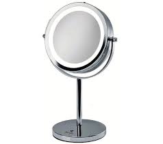 Miroir Grossissant Lumineux De Maquillage Double Face Miroir Salle De Bain But