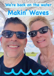 I am the first mate of my captain husband. Today is also our 28th wedding  anniversary! Still boating after all these years. #firstmateappreciation