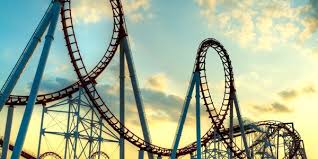 A roller coaster is a type of amusement ride that employs a form of elevated railroad track designed with tight turns, steep slopes, and sometimes inversions. History Of The Roller Coaster Ride Amusement Park Railway