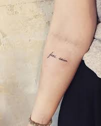 Collar Bone Though She Be But Little She Is Fierce Tattoo Pin For Later 44 Quote Tattoos That Will Change Your Life Frei Sein Frei Sein Translates To To Be Free Tattoo Fonts Tattoo Quotes Tattoos
