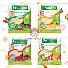 Data yang disajikan di atas merupakan data yang terdapat pada kemasan 100 g (4 sachet @ 25 g) dengan takaran saji 25 g (4 sajian per kemasan). Promina Bubur Bayi Sachet 6 Mpasi Bayi Shopee Indonesia