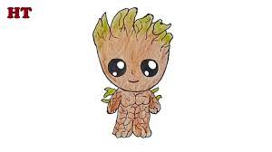 More images for how to draw baby groot » How To Draw Baby Groot From Guardians Of The Galaxy Step By Step