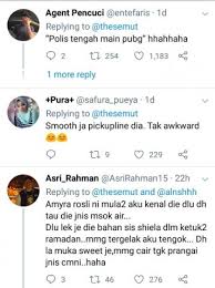 Pickup lines are here from long time than we know. Wah Bertalu Talu Amyra Rosli Terima Pujian Khalifah Media