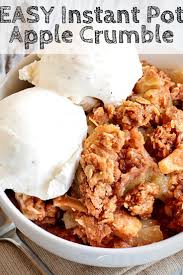 Instant Pot Apple Crisp Recipe Instant Pot Dinner Recipes Easy Instant Pot Recipes Instapot Recipes