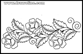 Flower Border Drawing Easy Flower Border Design Drawing On Paper For Hand Embroidery Designs Free floral border templates including printable border paper and clip art versions. flower border drawing easy flower