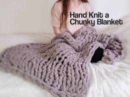 Arm knitting is so fast that you can create a blanket in about an hour. Easy Chunky Hand Knitted Blanket In One Hour 9 Steps With Pictures Instructables