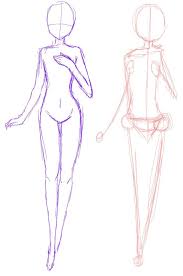 Anime Girl Body Base Sketch Materi Pelajaran 6 All software 3dsmax after effects alias autodesk viz blender body paint cinema4d. anime girl body base sketch materi