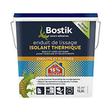 Fiche technique peinture isolante peinture blanche solvantée qui empêche la migration d'humidité, de taches et efflorescences dans des recouvrements muraux à l'extérieur et. Enduit De Lissage Isolant Thermique Bostik 12 5l Castorama