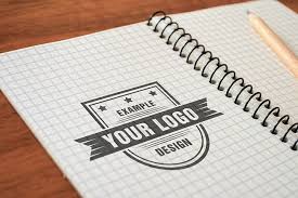 Download Closeup Logo On Notebook Mockup Mediamodifier Online Mockup Generator Mockup Template Mockup Logo Mockup