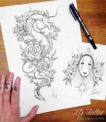 Pin By Bella On Referencias Ghibli Tattoo Tattoos Sleeve Tattoos