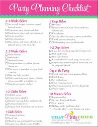 Planning the party can be half the fun, allowing you to express your creativity and personal style. Party Planning Checklist Party Planning Checklist Party Planning Business Birthday Party Planning Checklist