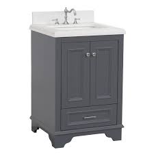 Nantucket 24 Inch Vanity Quartz Charcoal Gray Single Bathroom Vanity 24 Inch Vanity 30 Inch Vanity