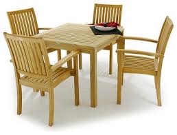 Bistro 36 Teak Dining Table Modern Outdoor Tables Meja Makan Set Meja Makan Mebel