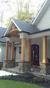 Hi guys, do you looking for pillars for houses. 43 House Pillars Ideas House Exterior House With Porch House