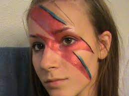 Life Is Magical David Bowie Lightning Bolt Makeup Tutorial Lightning Bolt Costume David Bowie Lightning Bolt Makeup