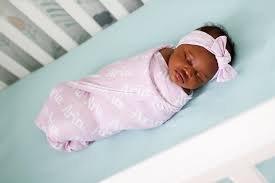 Personalized Baby Swaddle Blanket and Bow Set - custom printed baby shower  gift – Sugar House Baby