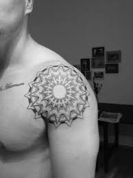 Mandala Tattoo Men Shoulder Hinh Xăm Mandala Hinh Xăm Xăm