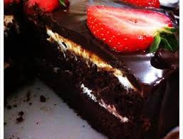 Lagi best, kita buat versi cheese cake! Resepi Chocolate Cake With Cherry Cream Cheese Filling Aku Kisah