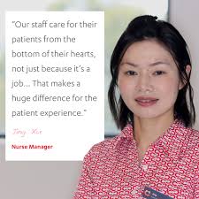 Some hospitals feel like work. Cabrini feels like purpose. Nurse Manager  Jing Xu radiates a sense of purpose