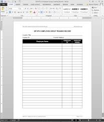 Basic ms access business templates contain everything from employee information and schedule to client information and orders. Training Records Template Terat