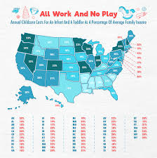 The average child day care salary in the united states is $83,354 as of june 28, 2021. Average Child Care Costs By State Businessbroker Net