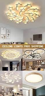 Go for a modern touch in your living room by decorating with a monochromatic scheme, including your lights. Modern Crystal Led Ceiling Lights For Living Room Bedroom Home Deco Ceiling Lamp Living Room Lighting Ceiling Lights Led Ceiling Lights