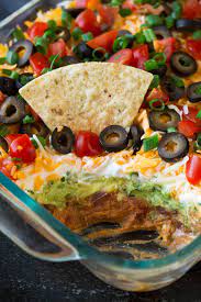 · 2 mix sour cream and taco seasoning mix in small bowl until well blended. 7 Layer Dip A Crowd Favorite Cooking Classy