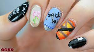 Bts Fake Love Inspired Nail Art Manicure Nail Art Designs Nail Art