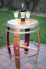 Pin By Sheree Muse On 2x4 Projects Wine Barrel Furniture Wine Barrel Table Recycled Wine Barrels