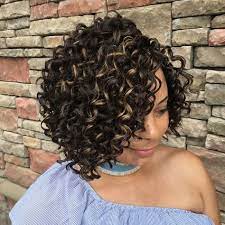 40 Crochet Braids Hairstyles For Your Inspiration Curly Crochet Hair Styles Wavy Bob Hairstyles Messy Bob Hairstyles