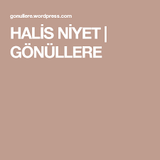 Halis Niyet