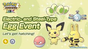 A popular feature that came out in gen two and has stuck ever since. Pokemon Masters Ex On Twitter The Electric And Steel Type Egg Event Is Now Live In This Event You Can Get Eggs That Hatch Electric Or Steel Type Pokemon It Seems That Shiny Pichu