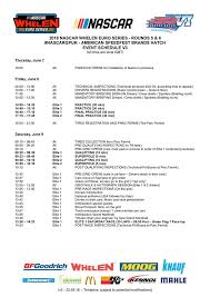Cars across the 6 different gp. Your Euro Nascar Schedule For Nascar Whelen Euro Series Facebook