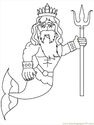 These mermaid colouring pages are lots of fun for your kids to do at home or in class. Merman Coloring Page For Kids Free Mermaid Printable Coloring Pages Online For Kids Coloringpages101 Com Coloring Pages For Kids