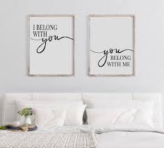 Our team of curators has collected stunning artwork for every décor style. Diy Printables From Hoot And A Holler Designs I Belong With You You Belong With Me Prin Bedroom Wall Decor Above Bed Printable Wall Art Bedroom Above Bed Decor