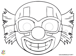Plein de masques à imprimer gratuitement pour les enfants. Les Tibidous Site Pour Enfants Masques A Imprimer Carnaval Theme Clown