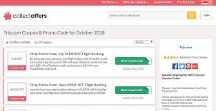 Trip Com Promo Code Singapore 40 Off October 2018 Collectoffers Platinum Credit Card Promo Codes Coding