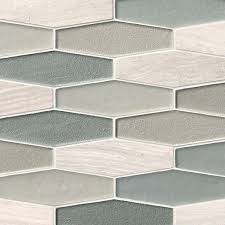Europa Elongated Hexagon 8mm Mosaics Tile Backsplash Hexagon Tile Backsplash Stone Tile Backsplash