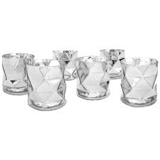 Premium wholesale candles in bulk. Koyal Wholesale 3 75 Tall Silver Geometric Mercury Glass Candle Holders Set Of 6 Holders Bulk Tealight Holders Walmart Com Walmart Com