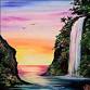 BOGO Mimosas | Bright Sunset Waterfall