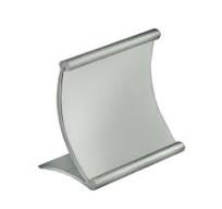 Curved Metal Counter Sign Holder 4"W x4"H